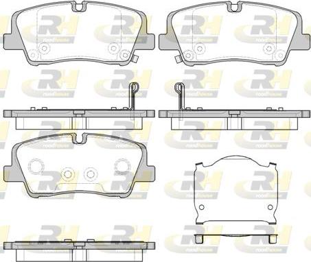 Roadhouse 21687.00 - Set placute frana,frana disc aaoparts.ro
