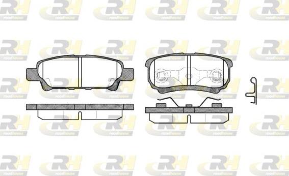 Roadhouse 21051.02 - Set placute frana,frana disc aaoparts.ro