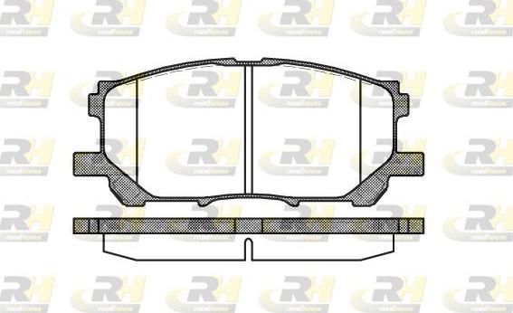 Roadhouse 21039.00 - Set placute frana,frana disc aaoparts.ro