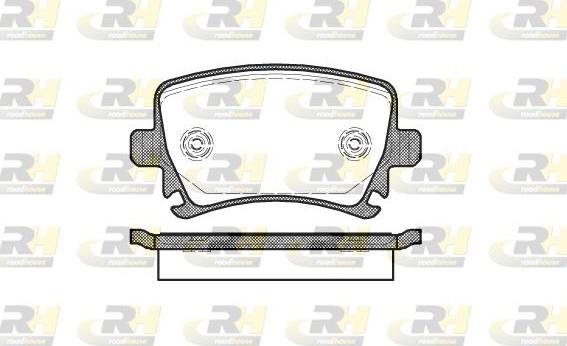 Roadhouse 21031.00 - Set placute frana,frana disc aaoparts.ro