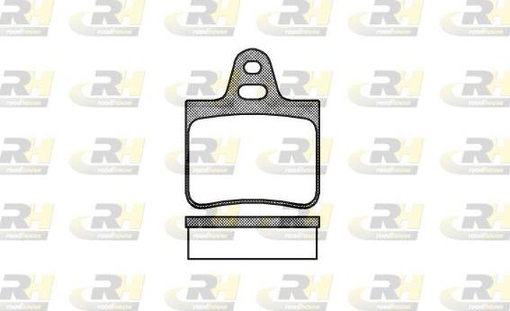Roadhouse 2102.00 - Set placute frana,frana disc aaoparts.ro