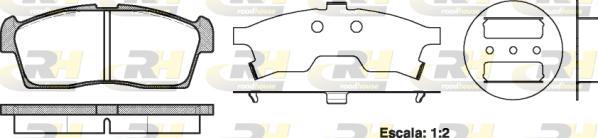 Roadhouse 21199.00 - Set placute frana,frana disc aaoparts.ro