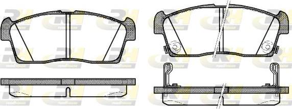 Roadhouse 21199.02 - Set placute frana,frana disc aaoparts.ro