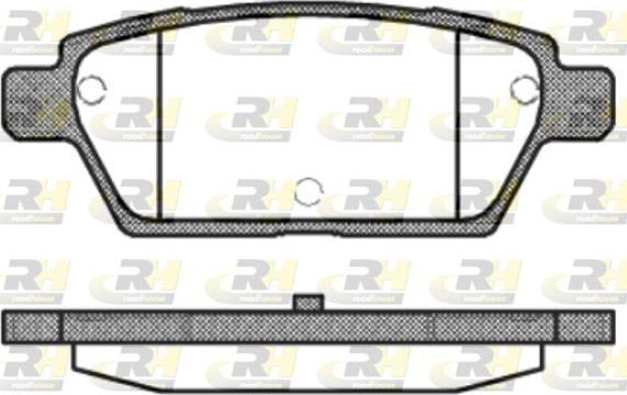 Roadhouse 21195.10 - Set placute frana,frana disc aaoparts.ro