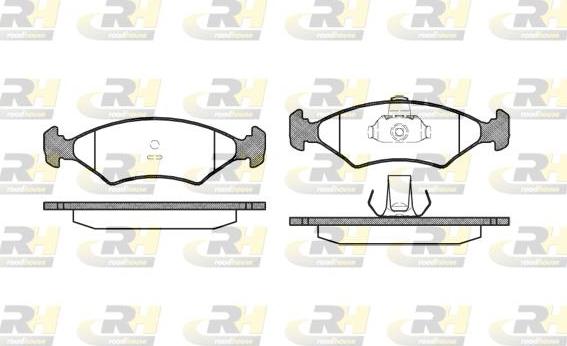 Roadhouse 2119.10 - Set placute frana,frana disc aaoparts.ro