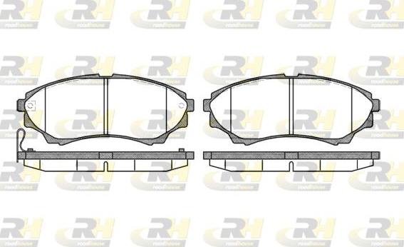 Roadhouse 21151.00 - Set placute frana,frana disc aaoparts.ro