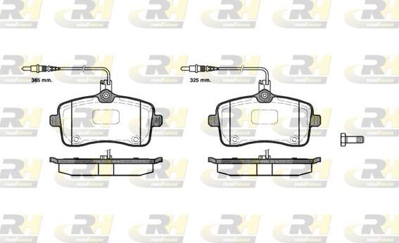 Roadhouse 21102.04 - Set placute frana,frana disc aaoparts.ro