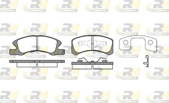 Roadhouse 21111.02 - Set placute frana,frana disc aaoparts.ro