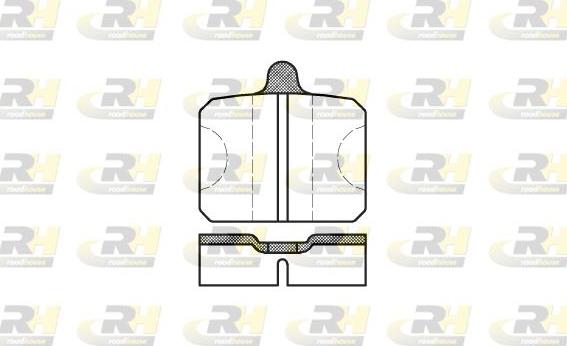 Roadhouse 2118.00 - Set placute frana,frana disc aaoparts.ro