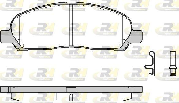 Roadhouse 21120.02 - Set placute frana,frana disc aaoparts.ro
