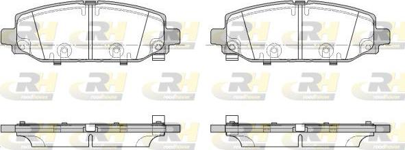Roadhouse 21844.02 - Set placute frana,frana disc aaoparts.ro