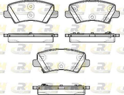 Roadhouse 21804.02 - Set placute frana,frana disc aaoparts.ro