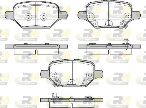 Roadhouse 21810.02 - Set placute frana,frana disc aaoparts.ro