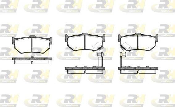 Roadhouse 2183.02 - Set placute frana,frana disc aaoparts.ro