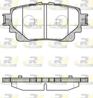 Roadhouse 21872.00 - Set placute frana,frana disc aaoparts.ro