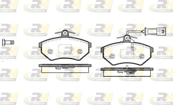 Roadhouse 2134.42 - Set placute frana,frana disc aaoparts.ro