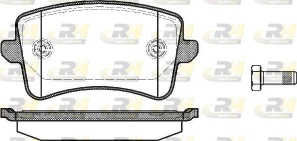 Roadhouse 21343.00 - Set placute frana,frana disc aaoparts.ro