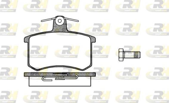 Roadhouse 2135.00 - Set placute frana,frana disc aaoparts.ro
