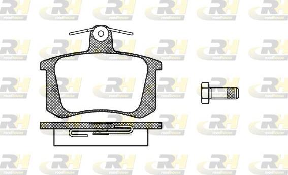 Roadhouse 2135.20 - Set placute frana,frana disc aaoparts.ro