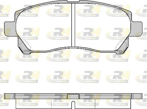 Roadhouse 21308.00 - Set placute frana,frana disc aaoparts.ro