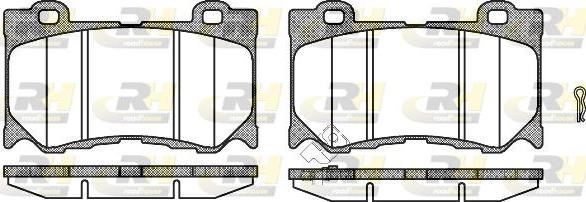 Roadhouse 21372.01 - Set placute frana,frana disc aaoparts.ro
