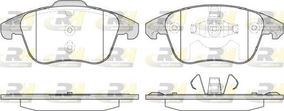 Roadhouse 21249.30 - Set placute frana,frana disc aaoparts.ro