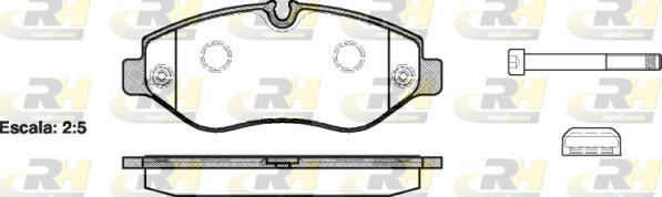 Roadhouse 21245.00 - Set placute frana,frana disc aaoparts.ro