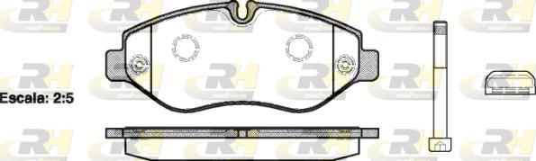 Roadhouse 21245.10 - Set placute frana,frana disc aaoparts.ro