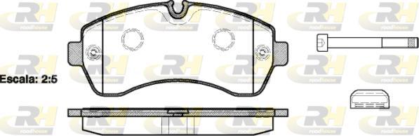 Roadhouse 21243.00 - Set placute frana,frana disc aaoparts.ro