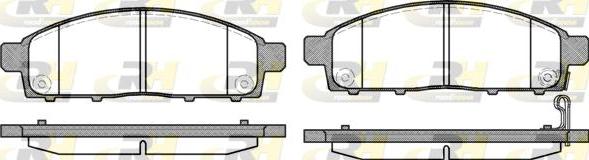 Roadhouse 21242.01 - Set placute frana,frana disc aaoparts.ro