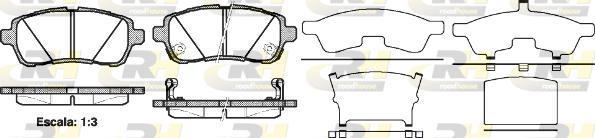 Roadhouse 21281.02 - Set placute frana,frana disc aaoparts.ro