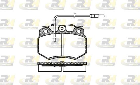 Roadhouse 2170.04 - Set placute frana,frana disc aaoparts.ro