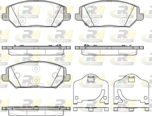 Roadhouse 21783.02 - Set placute frana,frana disc aaoparts.ro