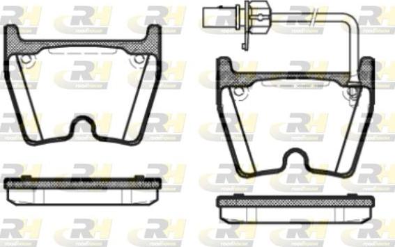 Roadhouse 2896.01 - Set placute frana,frana disc aaoparts.ro