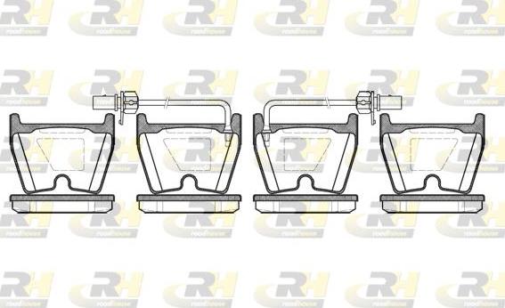 Roadhouse 2896.02 - Set placute frana,frana disc aaoparts.ro