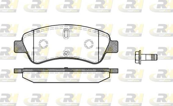 Roadhouse 2840.10 - Set placute frana,frana disc aaoparts.ro