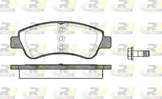 Roadhouse 2840.20 - Set placute frana,frana disc aaoparts.ro