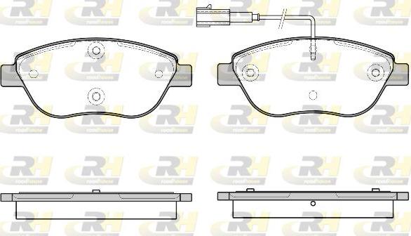 Roadhouse 2859.45 - Set placute frana,frana disc aaoparts.ro