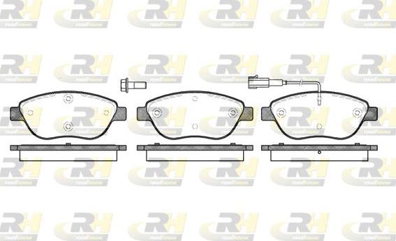 Roadhouse 2859.01 - Set placute frana,frana disc aaoparts.ro