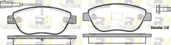 Roadhouse 2859.11 - Set placute frana,frana disc aaoparts.ro