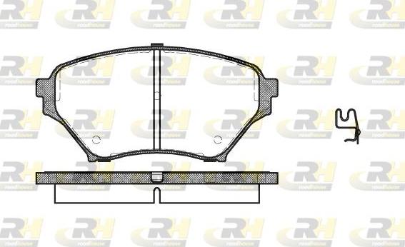 Roadhouse 2850.02 - Set placute frana,frana disc aaoparts.ro