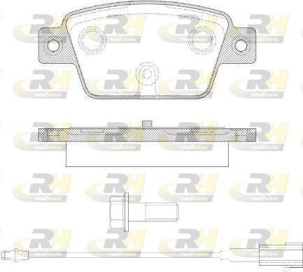 Roadhouse 2861.12 - Set placute frana,frana disc aaoparts.ro