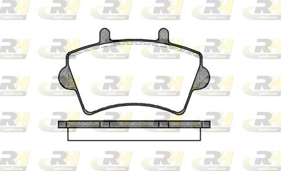 Roadhouse 2819.00 - Set placute frana,frana disc aaoparts.ro