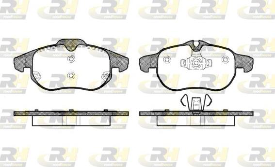 Roadhouse 2888.00 - Set placute frana,frana disc aaoparts.ro