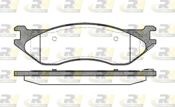 Roadhouse 2887.04 - Set placute frana,frana disc aaoparts.ro