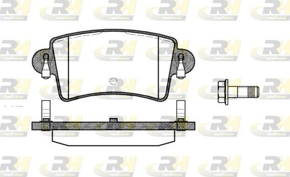Roadhouse 2833.00 - Set placute frana,frana disc aaoparts.ro