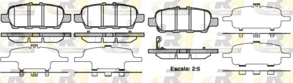Roadhouse 2876.41 - Set placute frana,frana disc aaoparts.ro