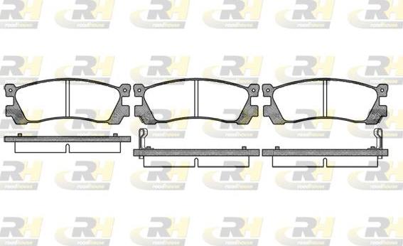 Roadhouse 2399.02 - Set placute frana,frana disc aaoparts.ro