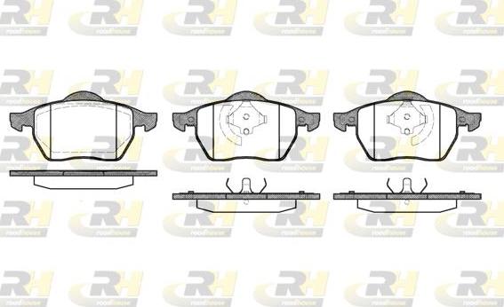 Roadhouse 2390.20 - Set placute frana,frana disc aaoparts.ro