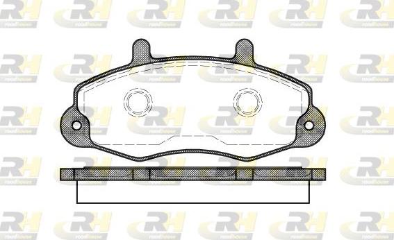Roadhouse 2391.00 - Set placute frana,frana disc aaoparts.ro
